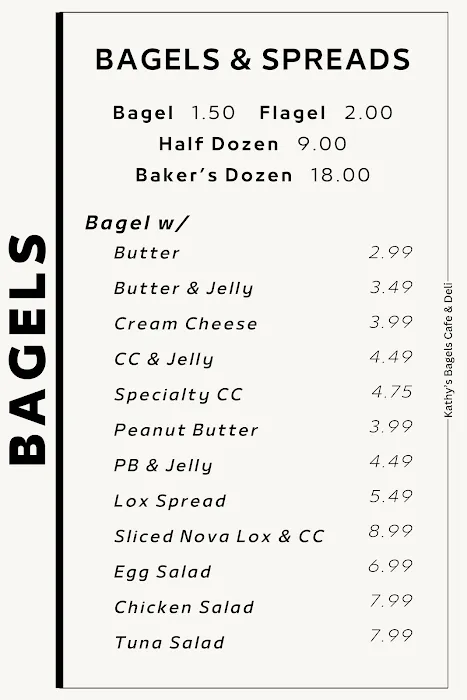 Kathy’s Bagels Cafe & Deli Picture 9